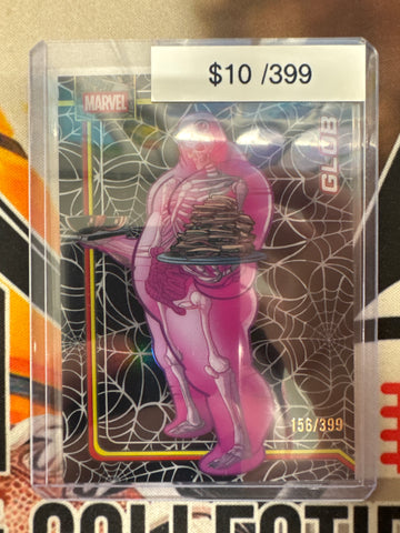 2026 Topps Chrome Marvel Glob Spider-Web Refractor /399