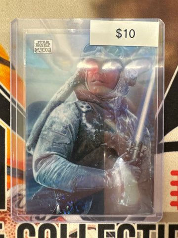 Topps Chrome Star Wars Galaxy The Life Of Luke Skywalker Speckle Refractor