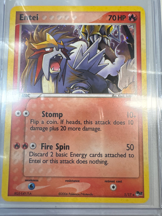 Pokemon Entei 1/17 Pop series 2 holo
