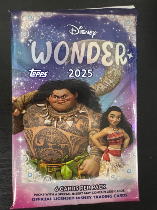 2025 Topps Disney Wonder pack