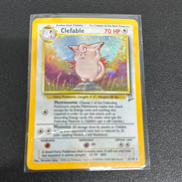 Pokemon Clefable Base Set 2 Holo 5/130