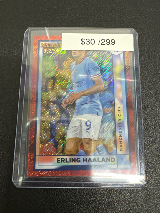 2023 Topps Merlin Erling Haaland rose gold shimmer /299