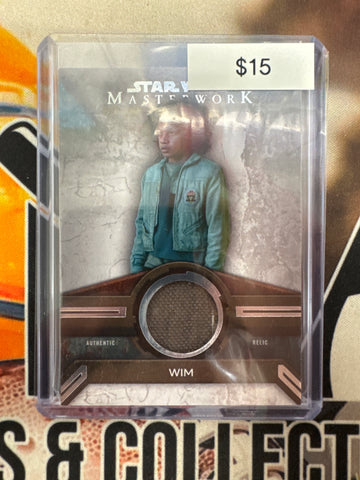2025 Topps Star Wars Masterwork WIM Skeleton Crew Relic Starport Borgo Dinghy
