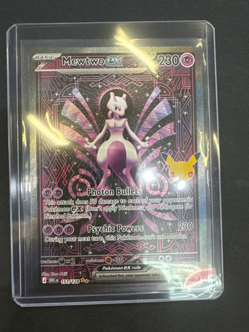 Pokemon Mewtwo ex 151/128 30th Celebration