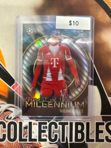 2025-26 Topps Finest Champions League Michael Olise Finest Of The Millennium Insert