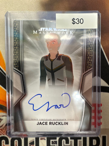 2025 Topps Star Wars Masterwork Elijah Wood As Jace Rucklin Autograph