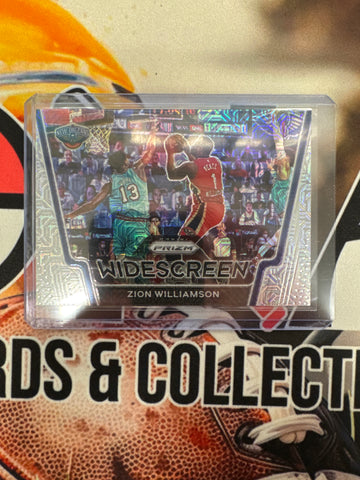 2020-21 Panini Prizm NBA Zion Williamson Widescreen Mojo Refractor /25