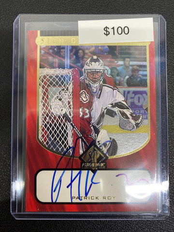 1998 Upper Deck SP Authentic Patrick Roy Sign Of The Times Auto