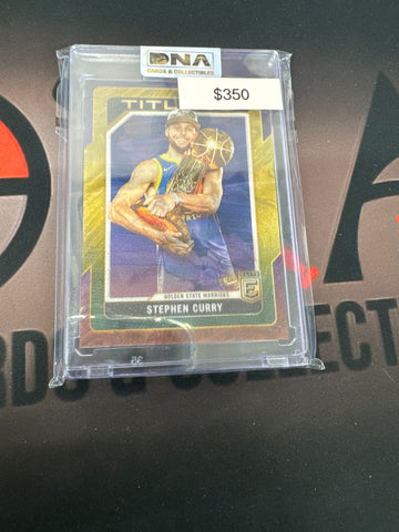 2023-24 Donruss Elite Stephen Curry Titlists lenticular