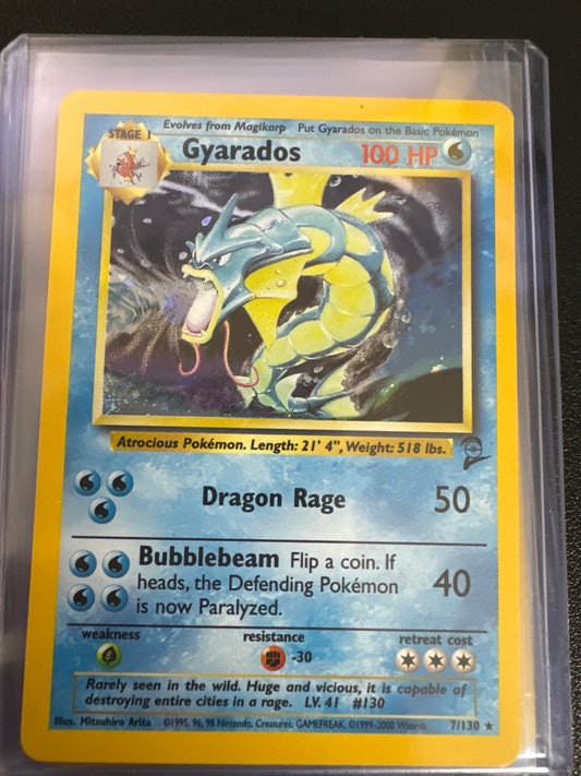 Pokémon Gyarados Base Set 2 holo