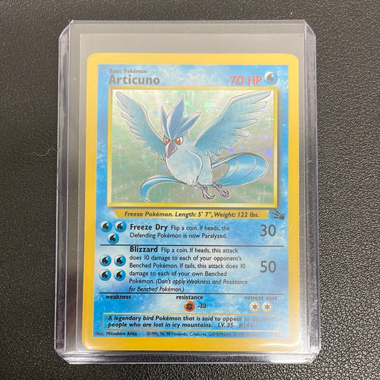 Pokémon Articuno holo Fossil 2/62