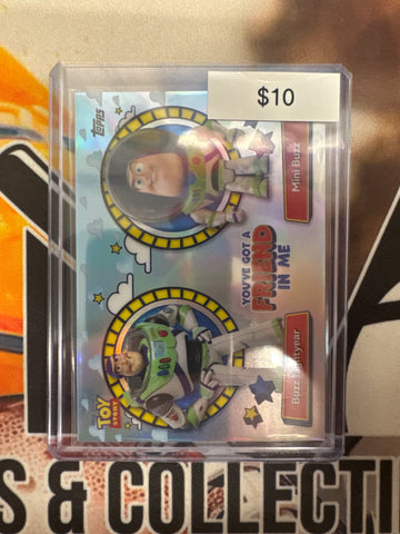 2026 Topps Toy Story 30th Anniversary Buzz Lightyear & Mini Buzz You’ve Got A Friend In Me Refractor
