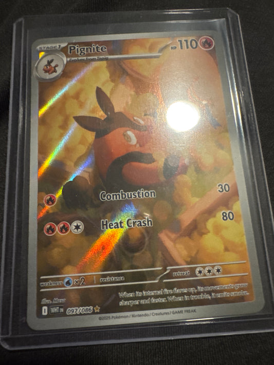 Pokemon Pignite 097/086 White Flare
