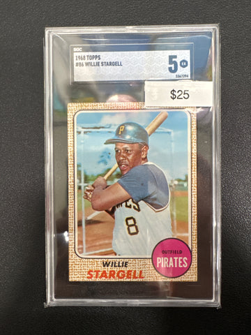 1968 Topps MLB Willie Stargell SGC 5