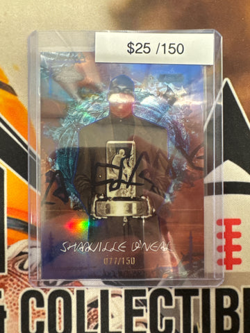 2026 Topps Chrome NBA X Cactus Jack Shaquille O’Neal La Flame Blue Refractor /150