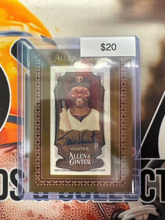2024 Topps Allen & Ginter Torii Hunter Mini Framed Autograph