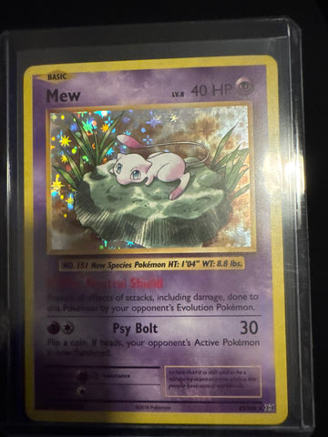 Pokemon Mew 53/108 holo Evolutions