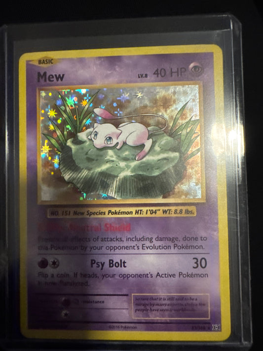 Pokemon Mew 53/108 holo Evolutions
