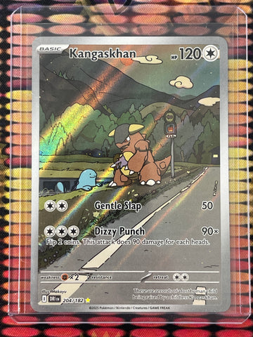 Pokémon Kangaskhan Illustration Rare Destined Rivals 204/182