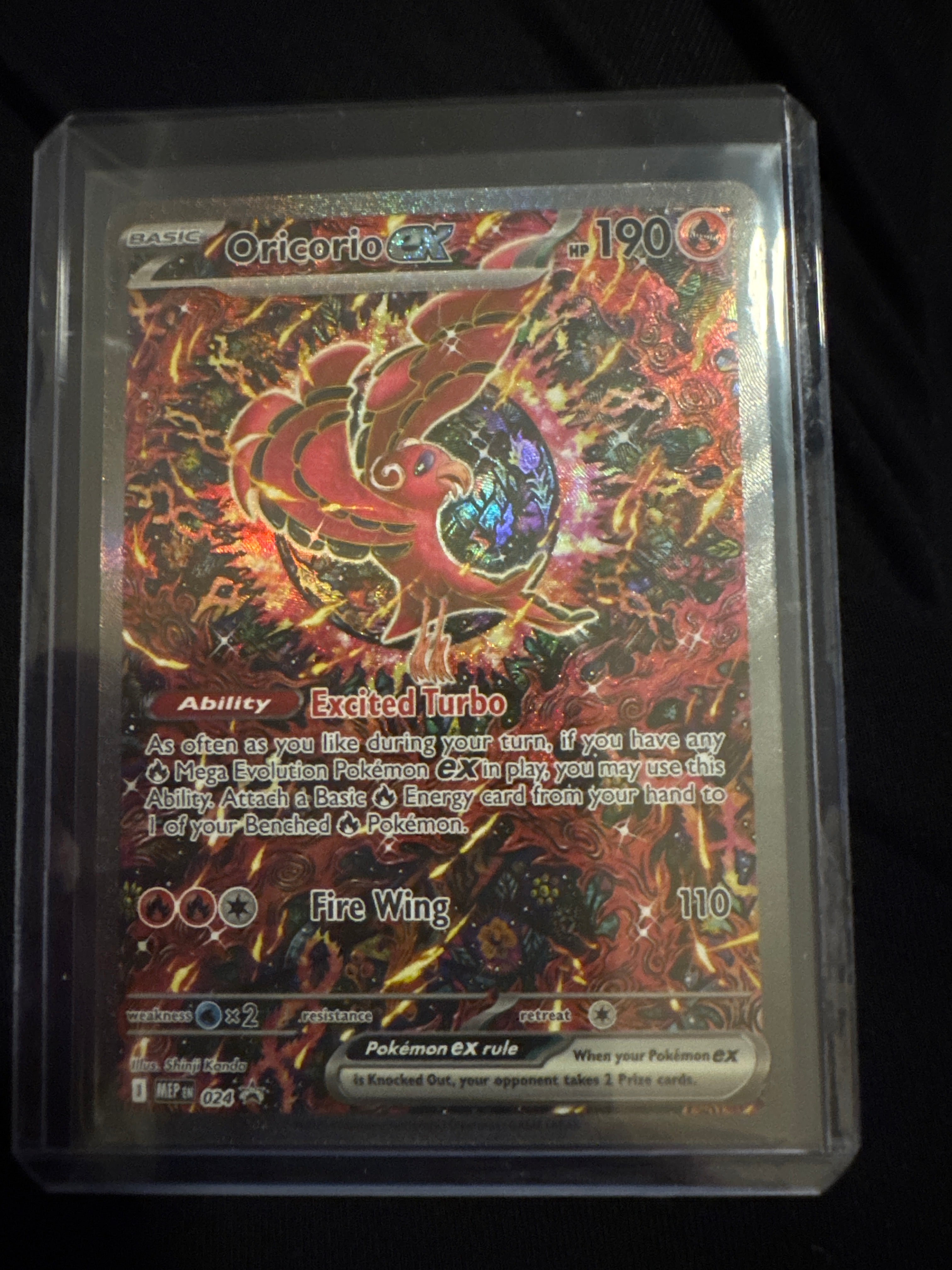 Pokemon Oricorio ex MEP 024 promo – DNAcardshop