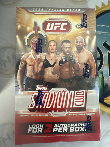 2026 Topps Stadium Club UFC Hobby