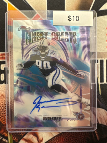 2025 Topps Finest NFL Jevon Kearse Finest Greats Autograph