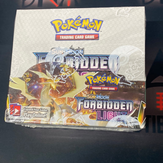 Pokémon Forbidden Light Booster box