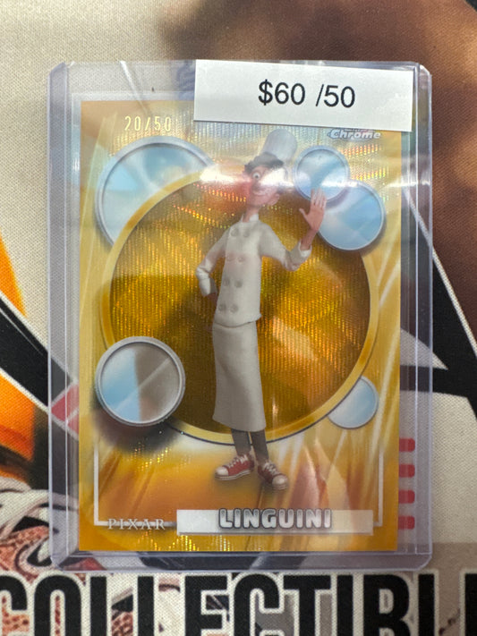 2026 Topps Chrome Disney Linguini Gold Wave Refractor /50