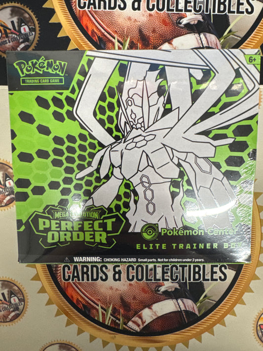 Pokemon Mega Evolution Perfect Order Elite Trainer Box ETB Pokemon Center