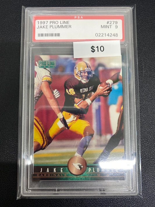 1997 Pro Line Jake Plummer Rookie PSA 9