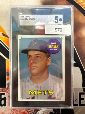 1969 Topps MLB Tom Seaver SGC 5