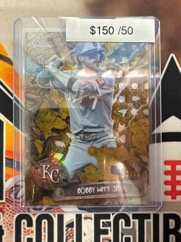 2026 Topps Chrome MLB X Cactus Jack Bobby Witt Jr. Gold Refractor /50