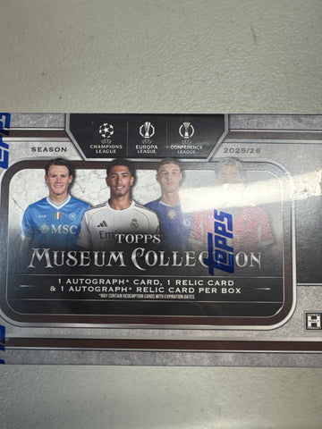 2025-26 Topps Museum Collection UEFA Champion’s League hobby