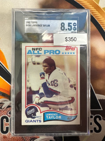 1982 Topps NFL Lawrence Butler NFL All Pro SGC 8.5