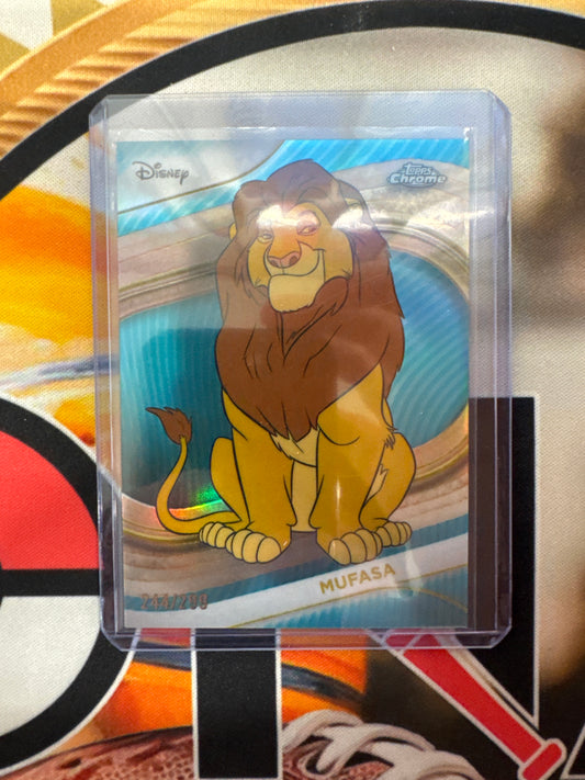 2025 Topps Chrome Disney Mufasa Teal Refractor /299