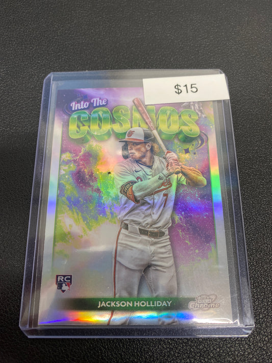 2024 Topps Chrome Cosmic Into The Cosmos Rookie Jackson Holiday