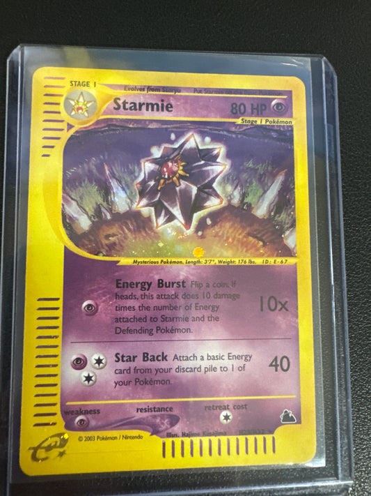 Pokemon Starmie H28/H32 holo skyridge