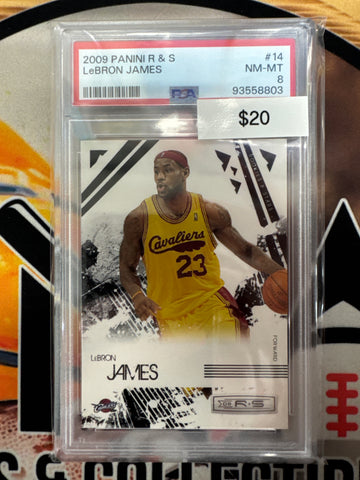 2009 Panini Rookie & Stars LeBron James PSA 8