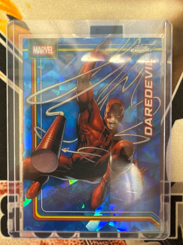 2026 Topps Chrome Marvel Sapphire Daredevil Base