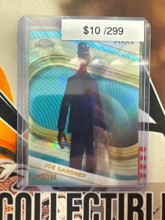 2025 Topps Chrome Disney Joe Gardner Teal Refractor /299