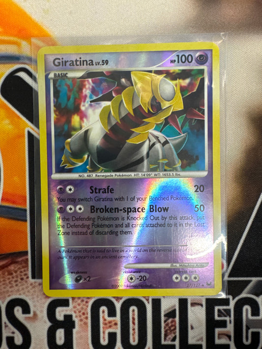 Pokémon Giratina Lv.59 Platinum 27/127 Reverse Holo