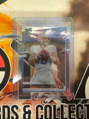2020 Panini Chronicles Donruss NFL Justin Herbert Rated Rookie Clear