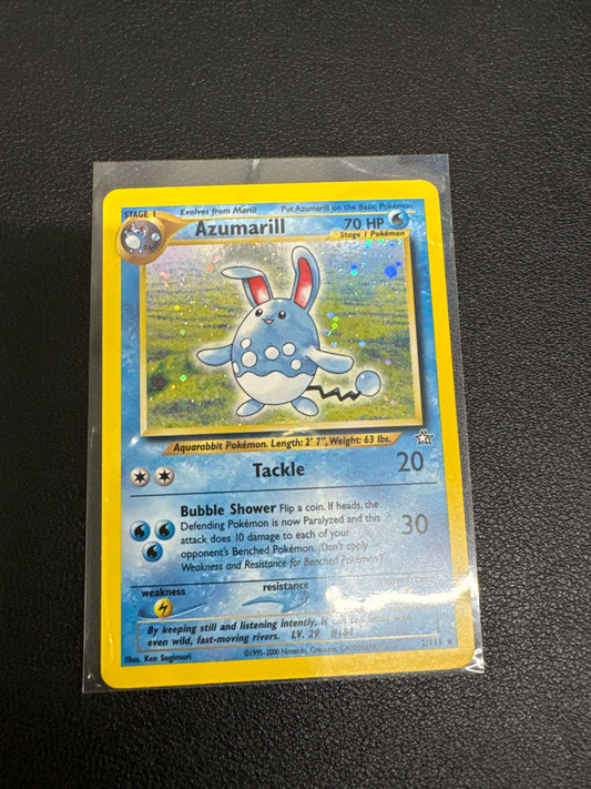 Pokémon Azumarill Neo Genesis Holo 2/111