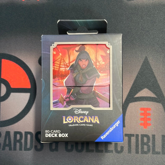 Disney Lorcana The Second Chapter Mulan 80-Card Deck Box Ravensburger