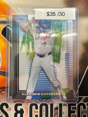 2026 Topps Finest MLB Vladimir Guerrero Jr. Common White Refractor /30