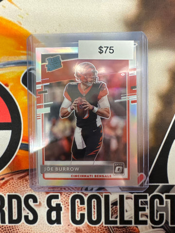 2020 Panini Donruss Optic NFL Joe Burrow Rated Rookie Holo