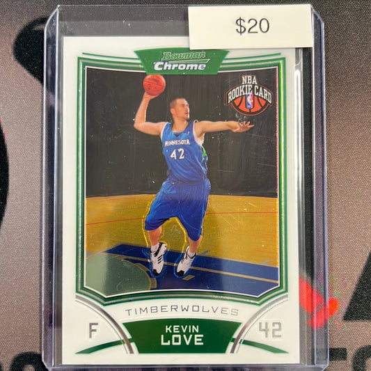 2008 Bowman Chrome Kevin Love Rookie Card