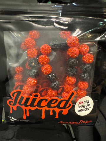 Cages Juiced 18” Rhinestone Beaded Baseball Necklace