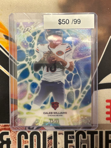 2026 Topps Resurgence NFL Caleb Williams Protonyx Wave Refractor /99