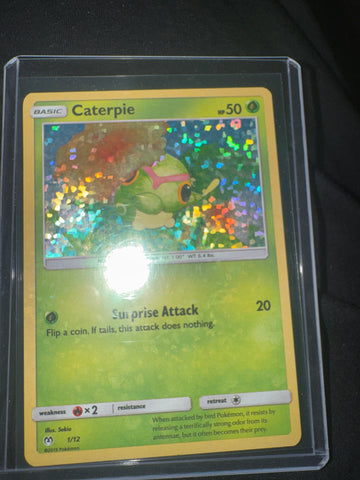 Pokemon Caterpie 1/12 holo LP